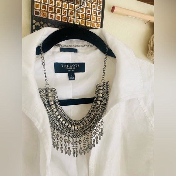 Talbots 100% Linen blazer super classy - Picture 9 of 9